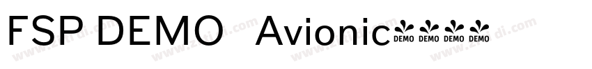 FSP DEMO   Avionic字体转换